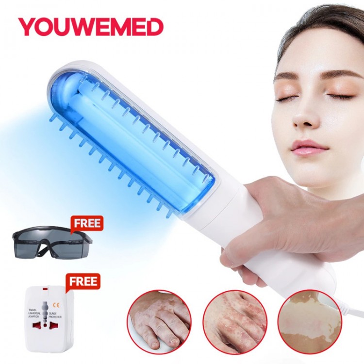 YOUWEMED UVB Lamp bulb NarrowBand Phototherapy 311nm Psoriasis Vitiligo Eczema BU1S 